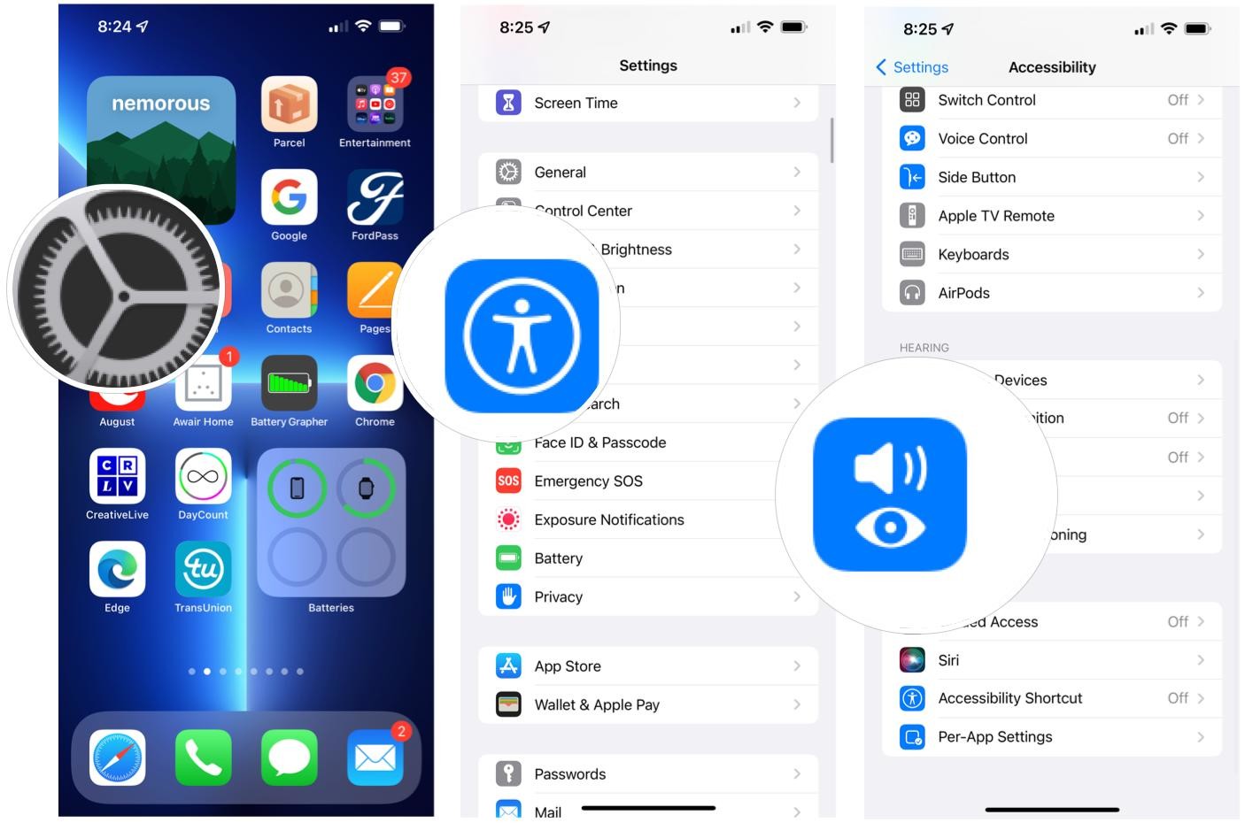 فعال کردن صدای پس زمینه در iOS 15