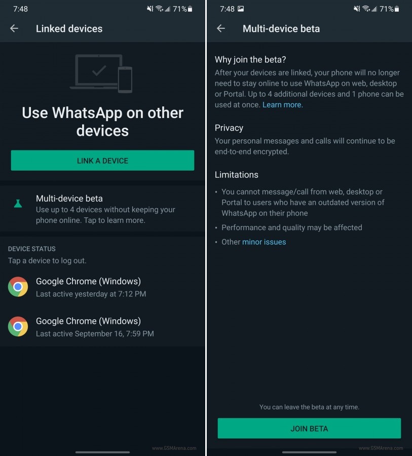 قابلیت جدید واتس اپ برای اتصال به سایر دستگاه ها
