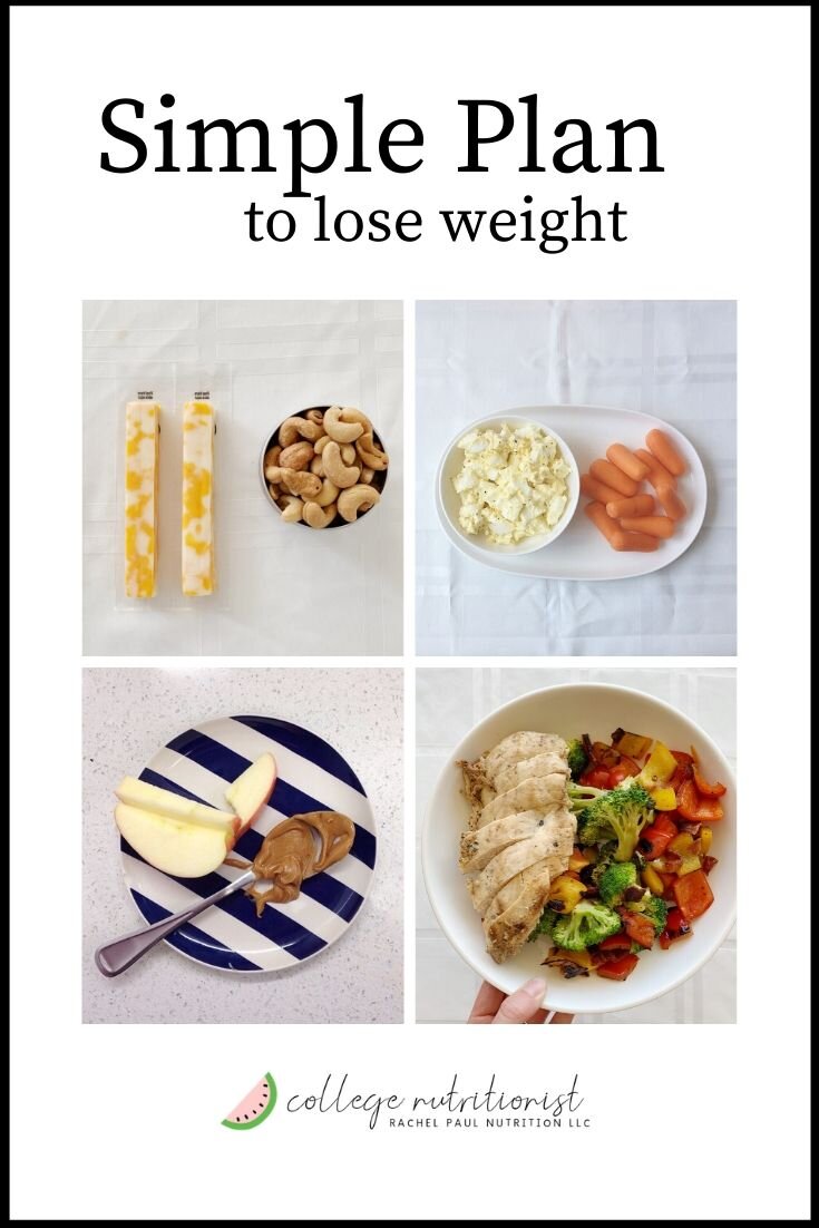 برنامه غذایی برای کاهش وزن و تثبیت وزن