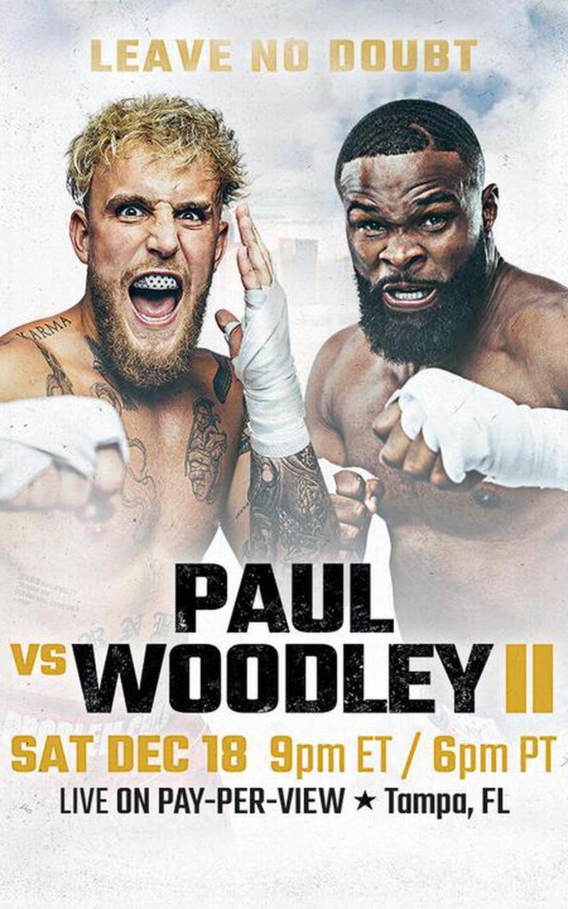 دانلود مبارزه جیک پاول - تایرون وودلی 2  : Jake Paul vs. Tyron Woodley 2