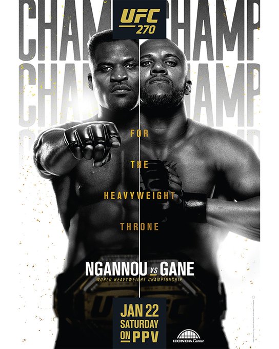 دانلود رویداد یو اف سی 270 : UFC 270: Ngannou vs. Gane