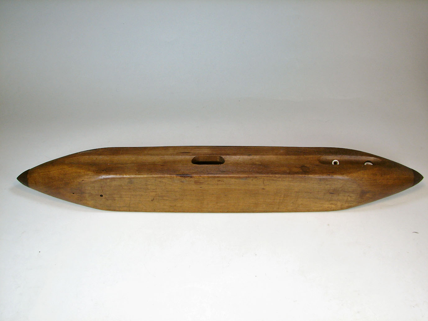 ماسوره چوبی قدیمی همراه یراق فلزی سایز بزرگ 50cm