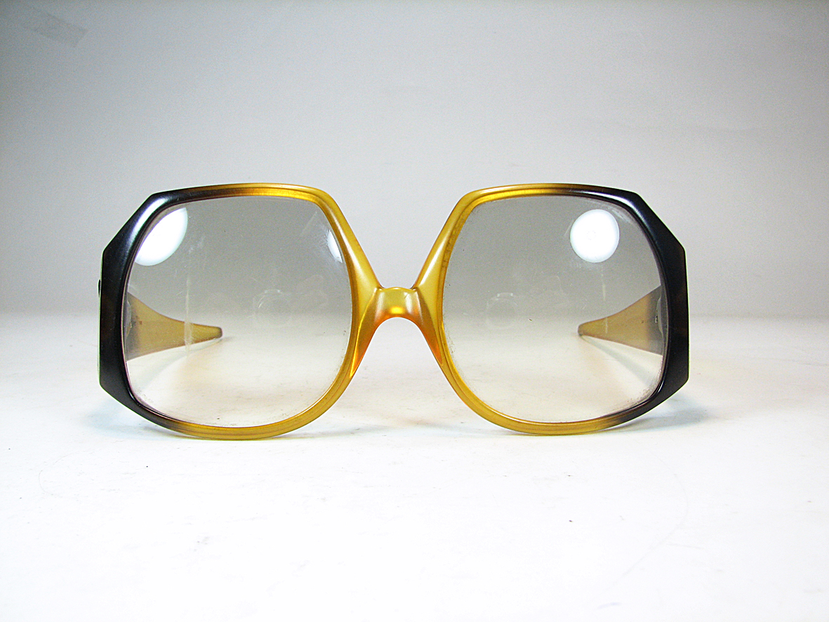 عینک کهربایی مارک Christian Dior 1970